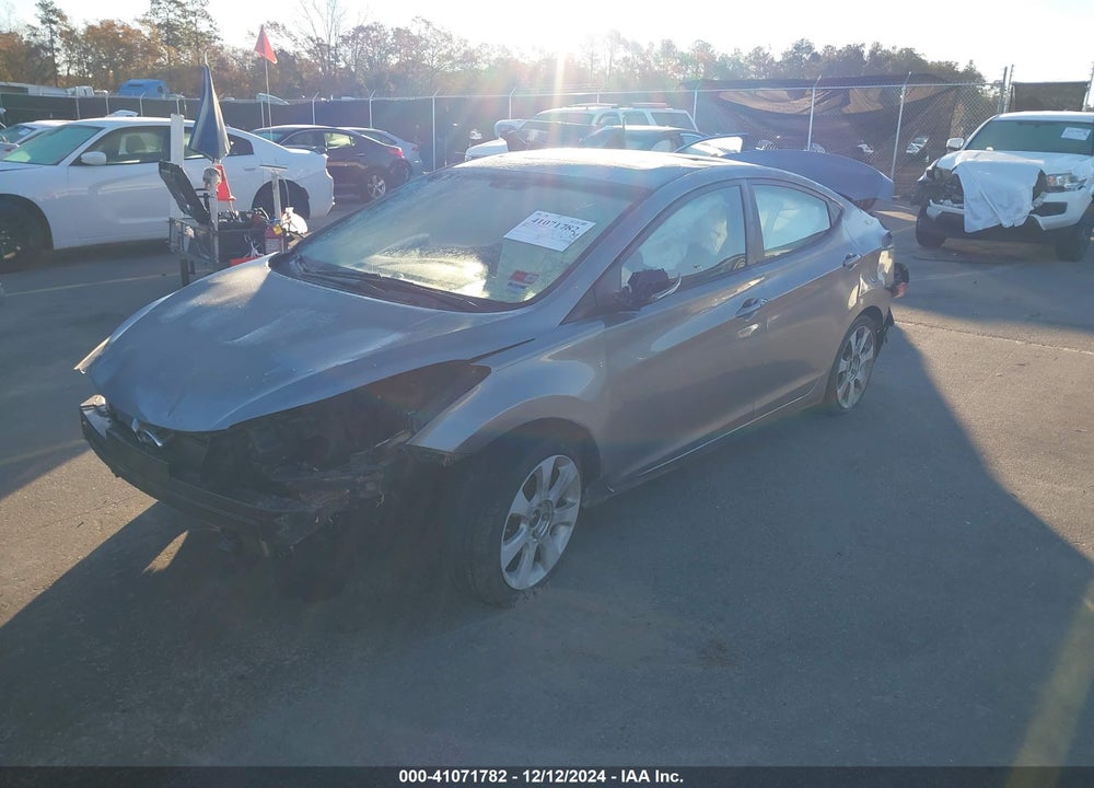 2012 HYUNDAI ELANTRA VIN: KMHDH4AEXCU251922