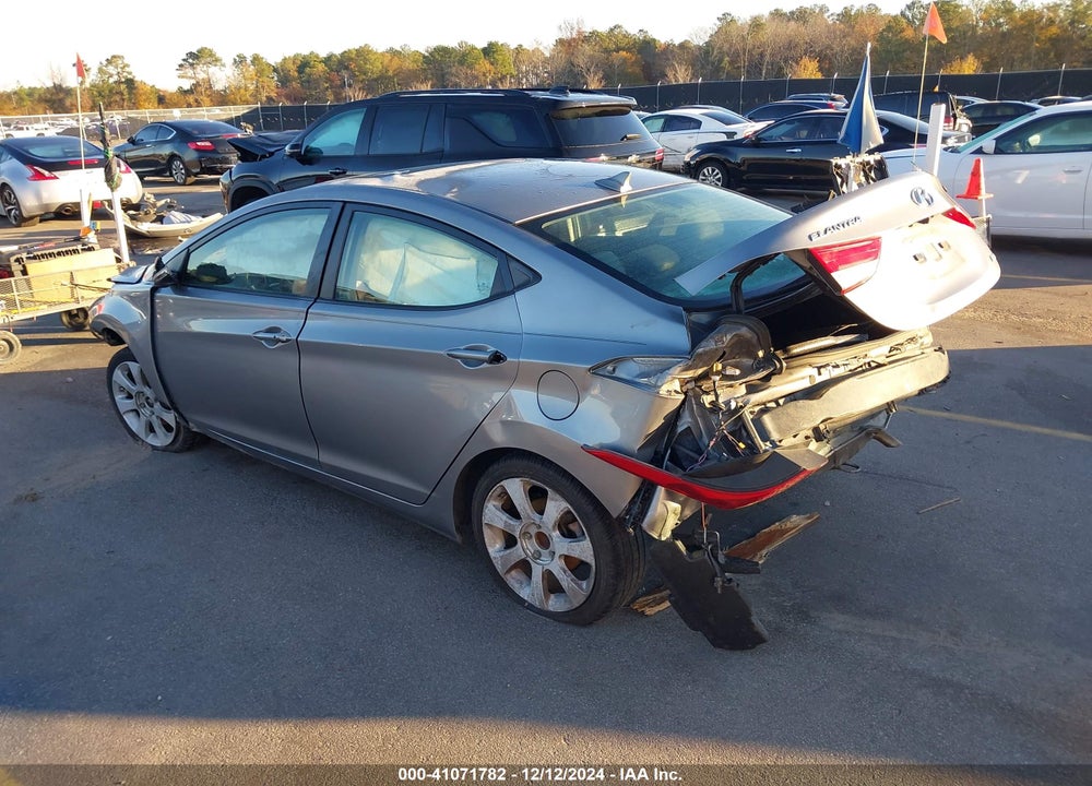 2012 HYUNDAI ELANTRA VIN: KMHDH4AEXCU251922