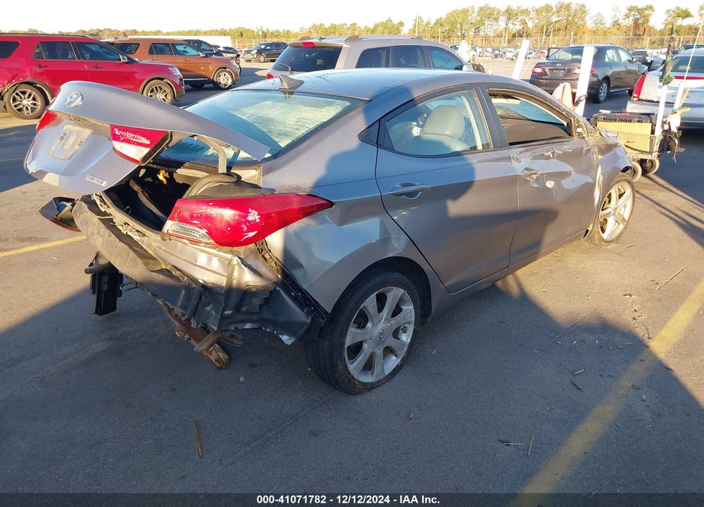 2012 HYUNDAI ELANTRA VIN: KMHDH4AEXCU251922