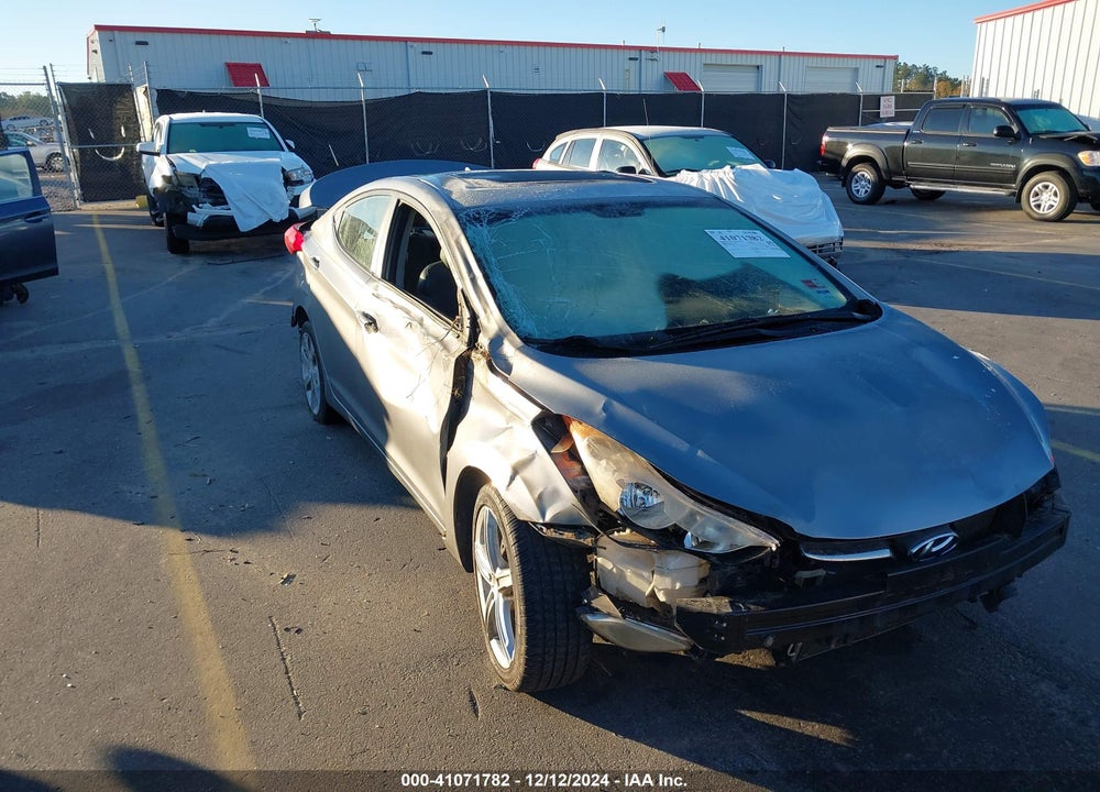 2012 HYUNDAI ELANTRA VIN: KMHDH4AEXCU251922