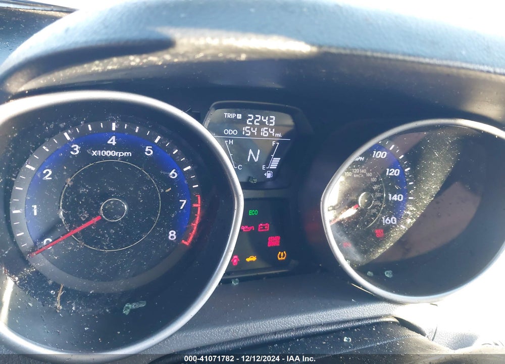 2012 HYUNDAI ELANTRA VIN: KMHDH4AEXCU251922