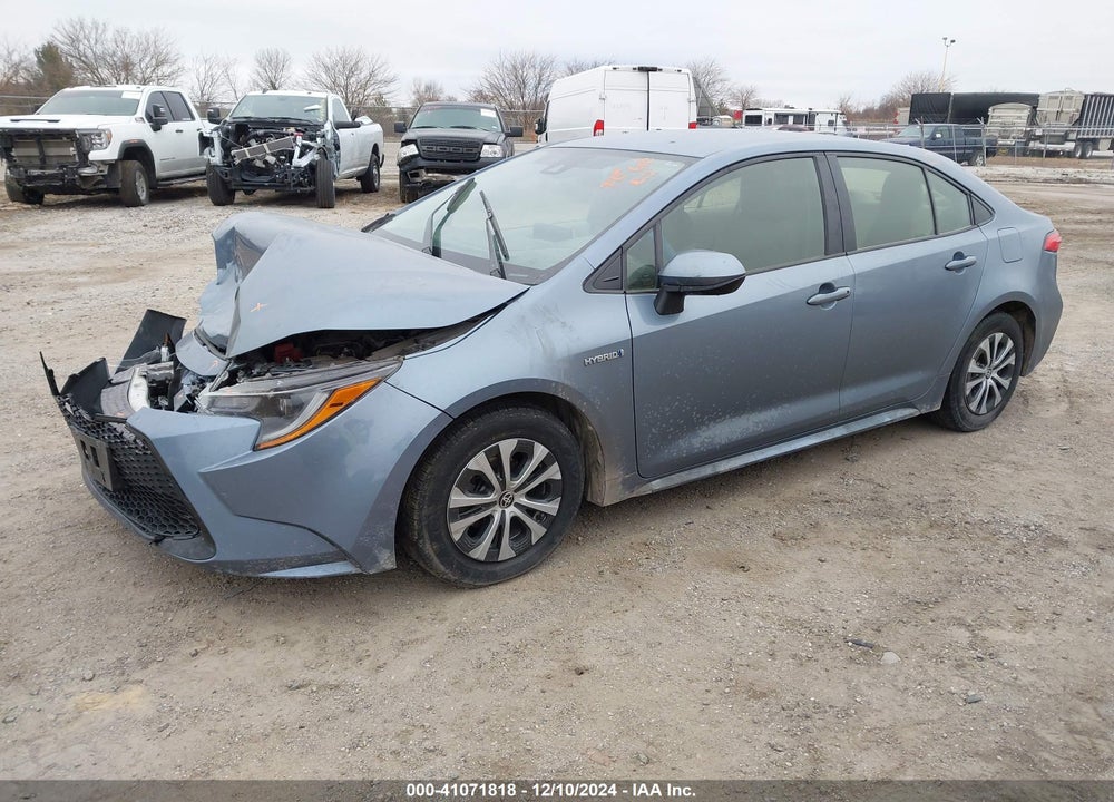 2021 TOYOTA COROLLA HYBRID LE VIN: JTDEAMDEXMJ022054