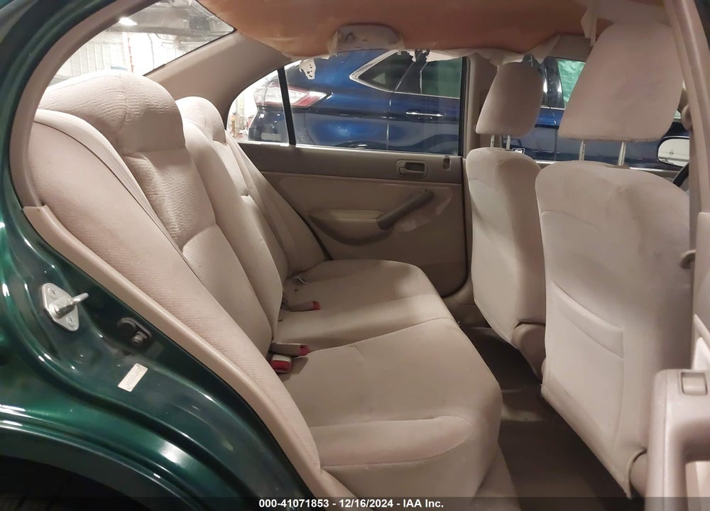 2001 HONDA CIVIC LX VIN: 1HGES15521L049017