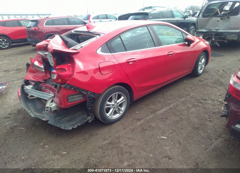 2016 CHEVROLET CRUZE LT AUTO VIN: 1G1BE5SM3G7256733