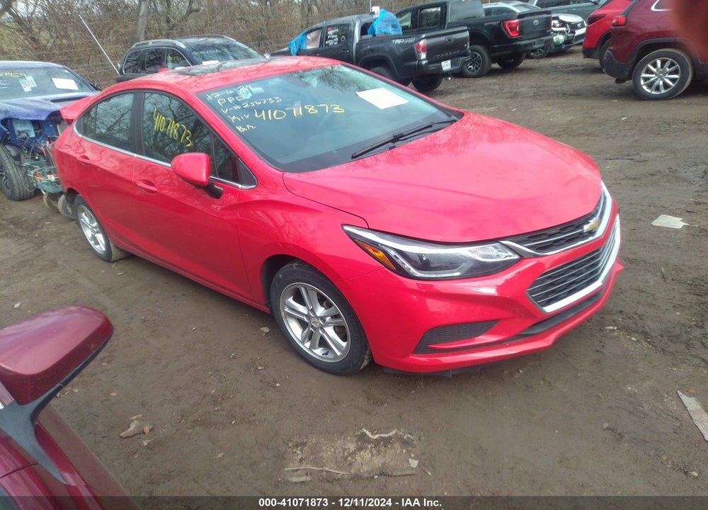 2016 CHEVROLET CRUZE LT AUTO VIN: 1G1BE5SM3G7256733