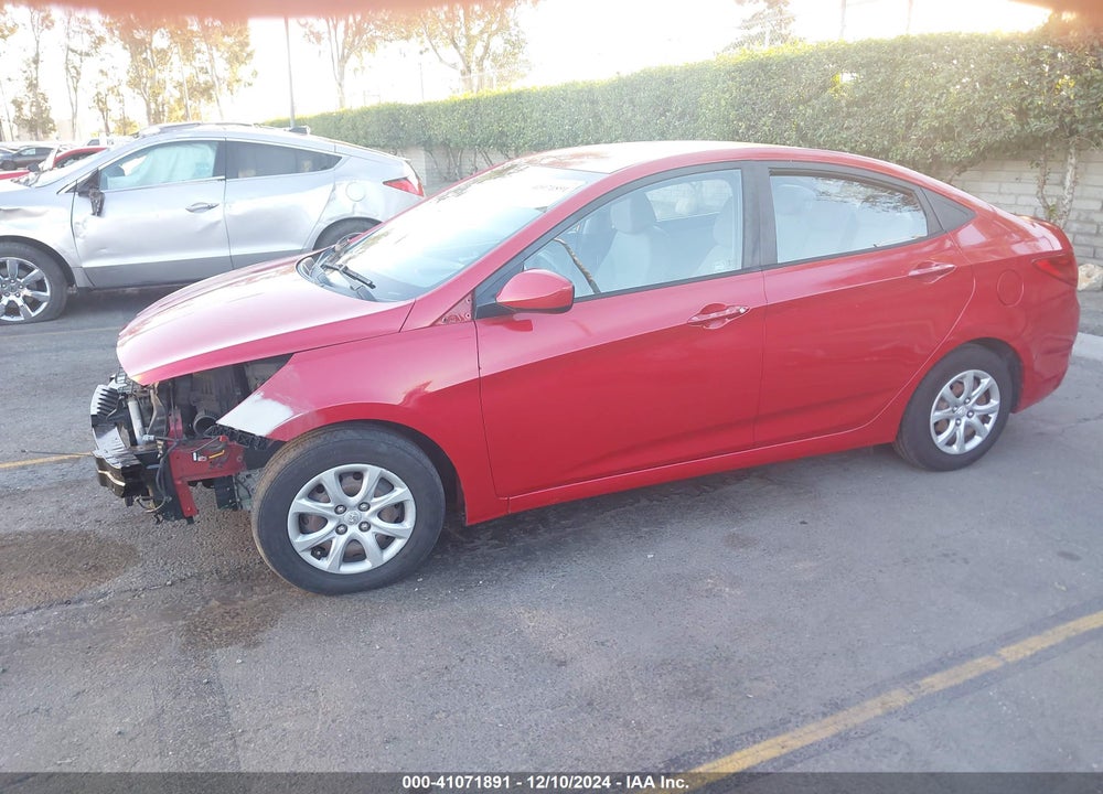 2014 HYUNDAI ACCENT GLS VIN: KMHCT4AE6EU714412