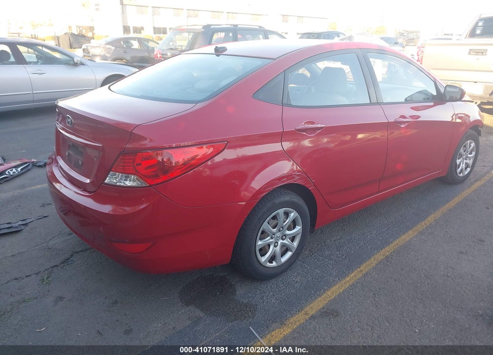 2014 HYUNDAI ACCENT GLS VIN: KMHCT4AE6EU714412