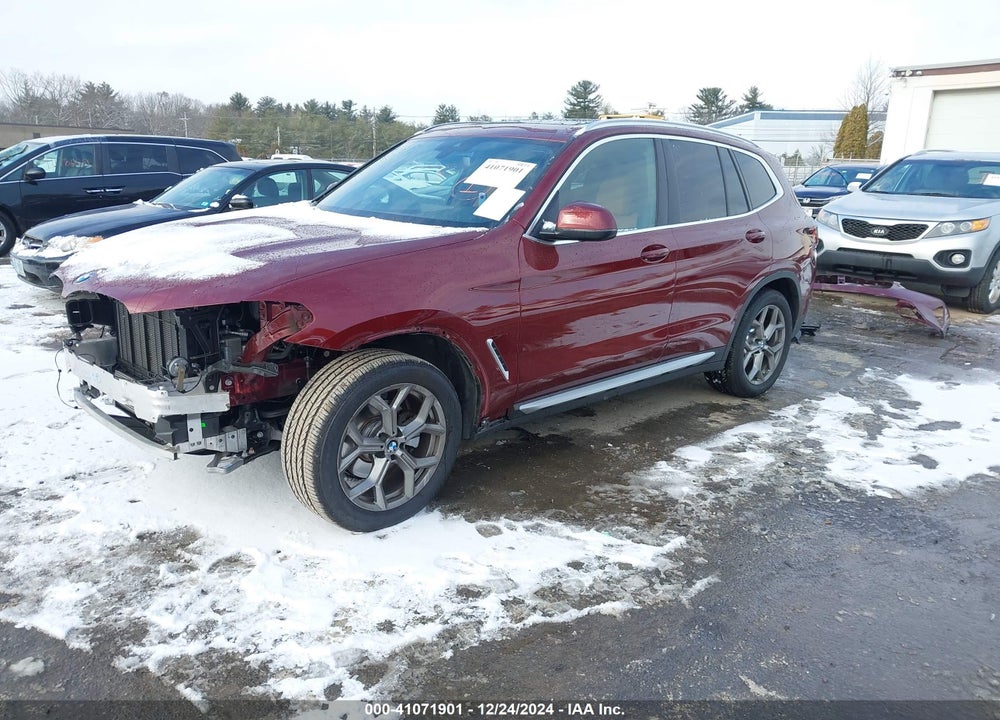 2022 BMW X3 XDRIVE30I VIN: 5UX53DP01N9N10529