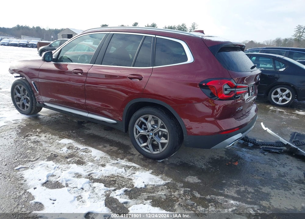 2022 BMW X3 XDRIVE30I VIN: 5UX53DP01N9N10529
