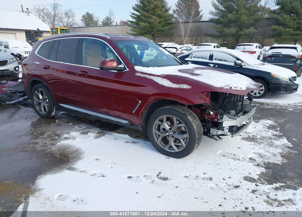 2022 BMW X3 XDRIVE30I VIN: 5UX53DP01N9N10529