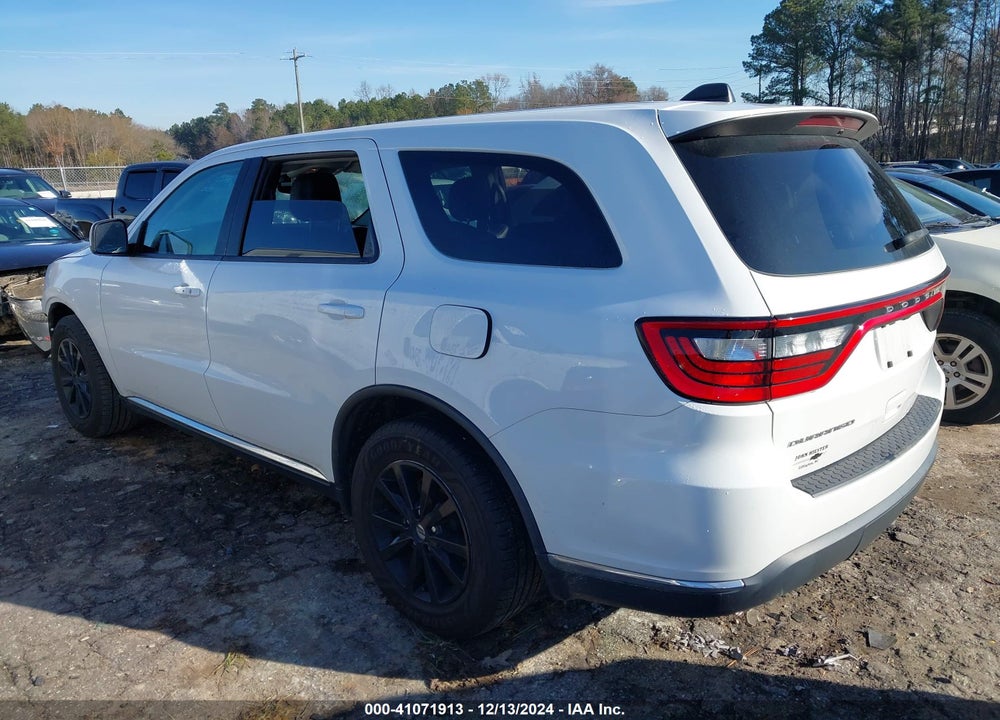 2021 DODGE DURANGO SXT RWD VIN: 1C4RDHAG9MC540795