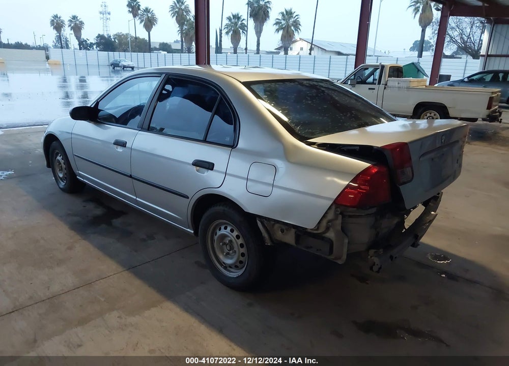 2005 HONDA CIVIC VP VIN: 2HGES16345H598119