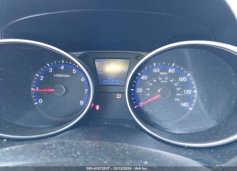 2011 HYUNDAI TUCSON GLS VIN: KM8JUCAC3BU309326