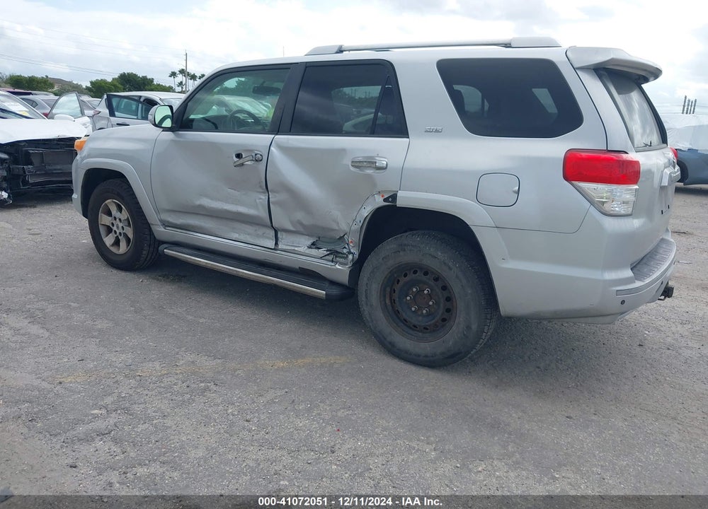 2012 TOYOTA 4RUNNER SR5/LIMITED/TRAIL VIN: JTEBU5JR0C5096920