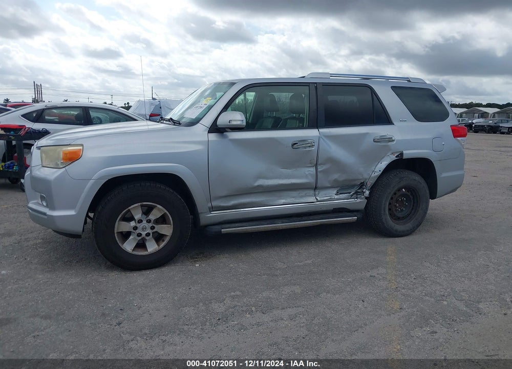 2012 TOYOTA 4RUNNER SR5/LIMITED/TRAIL VIN: JTEBU5JR0C5096920