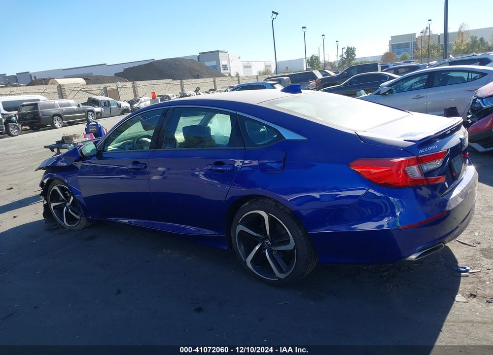 2018 HONDA ACCORD SPORT VIN: 1HGCV1F31JA099379