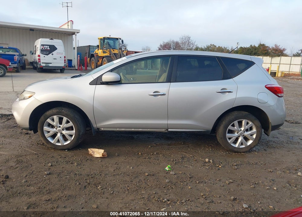 2013 NISSAN MURANO S VIN: JN8AZ1MW8DW312797