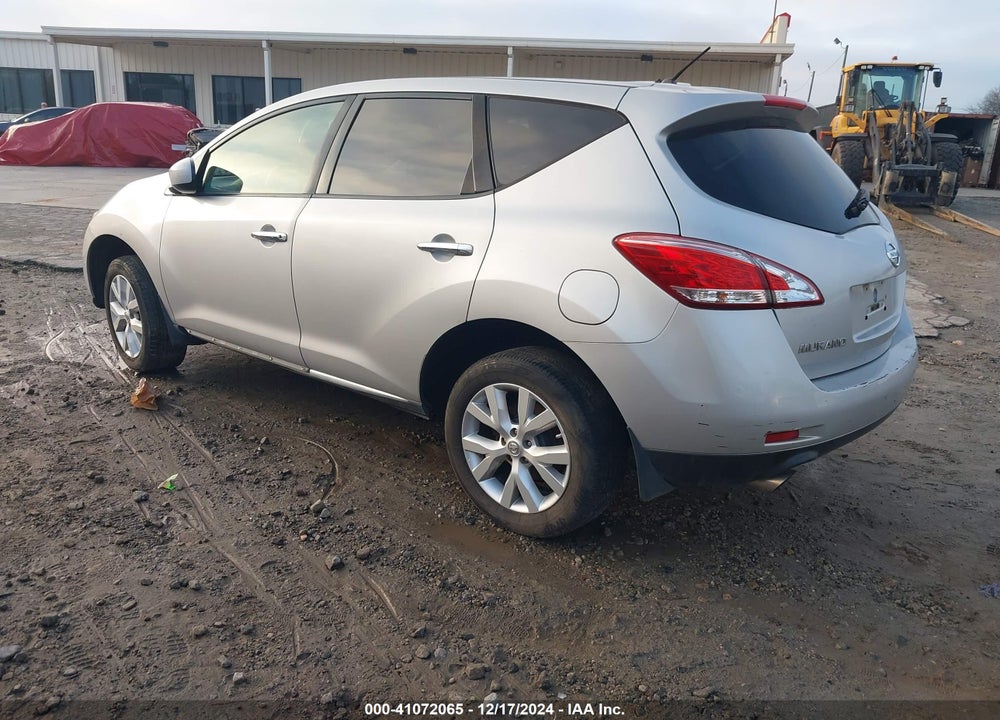 2013 NISSAN MURANO S VIN: JN8AZ1MW8DW312797