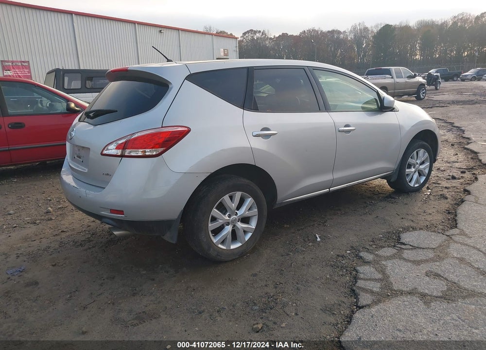 2013 NISSAN MURANO S VIN: JN8AZ1MW8DW312797