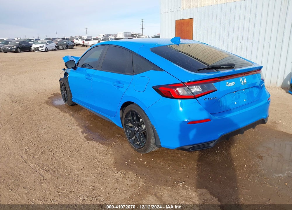 2023 HONDA CIVIC VIN: 19XFL2H88PE024460