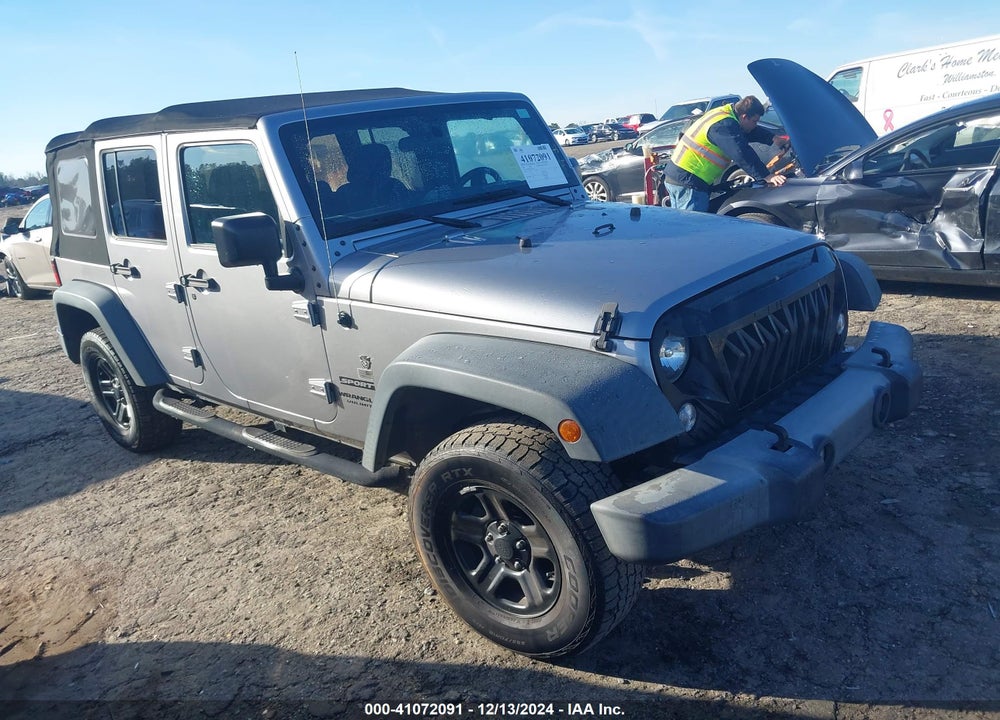 2016 JEEP WRANGLER UNLIMITED SPORT VIN: 1C4BJWDG2GL339609