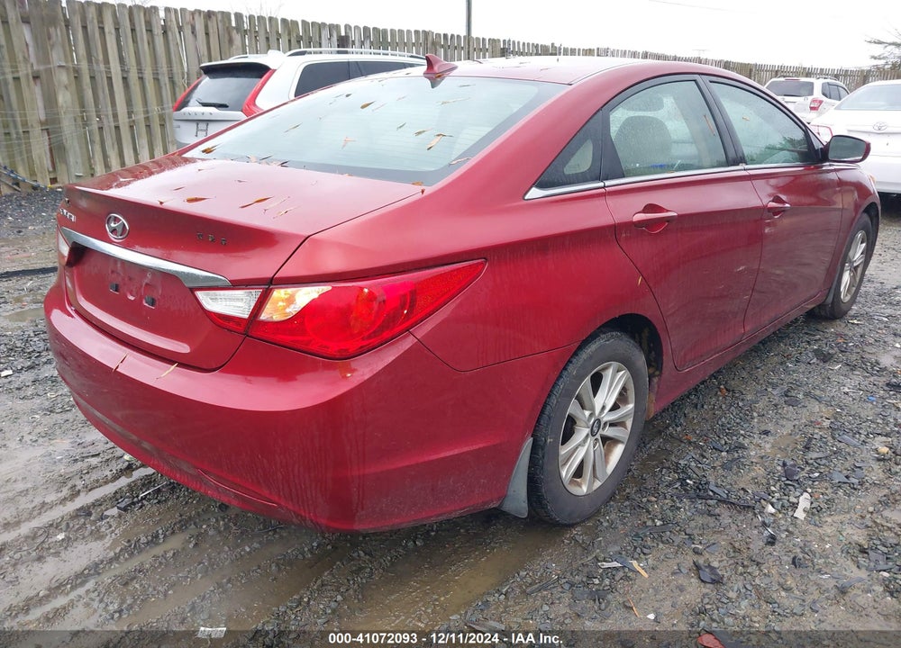 2011 HYUNDAI SONATA GLS VIN: 5NPEB4ACXBH306211