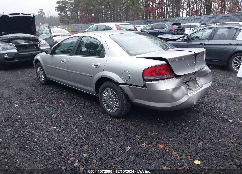 2002 CHRYSLER SEBRING LX/LX PLUS VIN: 1C3AL46X62N183096