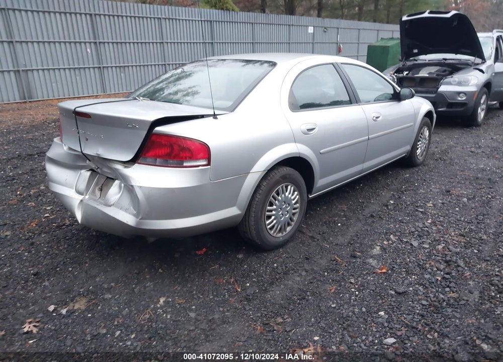2002 CHRYSLER SEBRING LX/LX PLUS VIN: 1C3AL46X62N183096