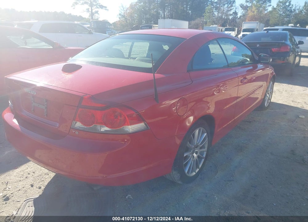 2008 VOLVO C70 T5 VIN: YV1MC672X8J044381