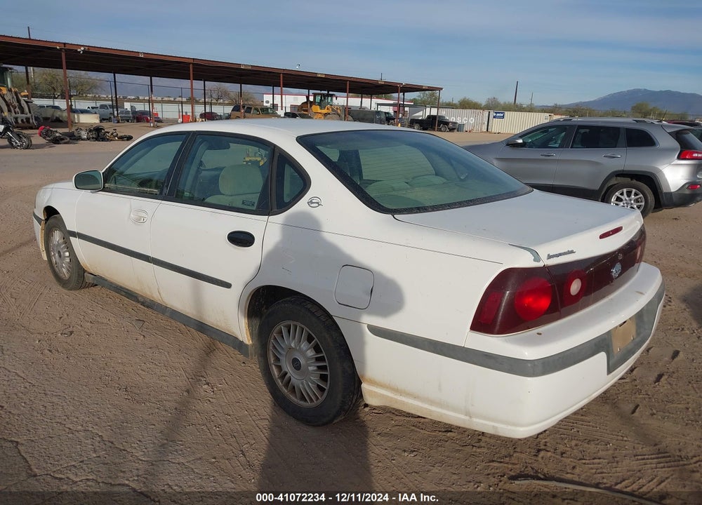 2001 CHEVROLET IMPALA VIN: 2G1WF52E419262165