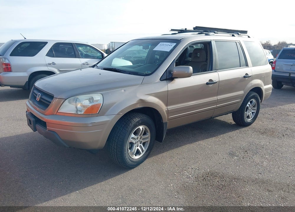 2004 HONDA PILOT EX-L VIN: 2HKYF18524H585793