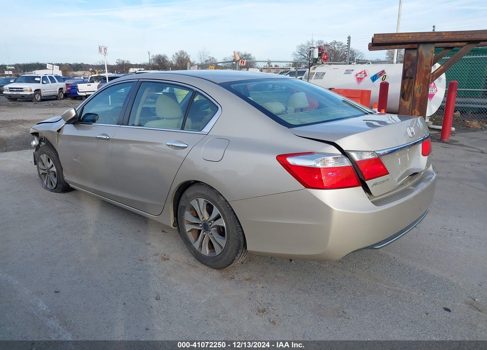 2013 HONDA ACCORD LX VIN: 1HGCR2F38DA235053