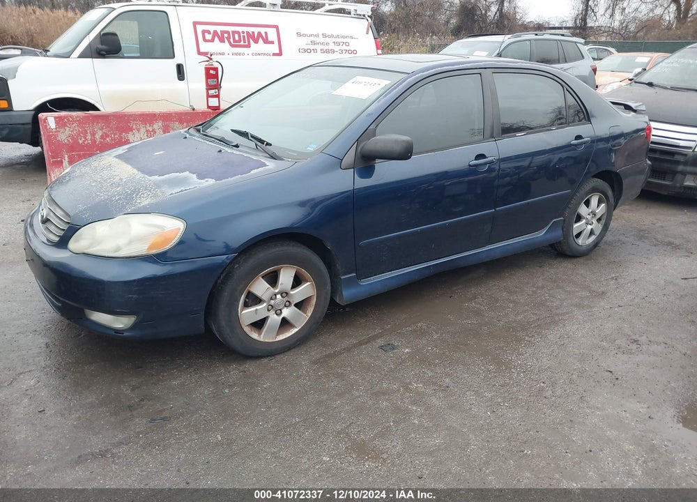 2003 TOYOTA COROLLA S VIN: 2T1BR32E43C101545