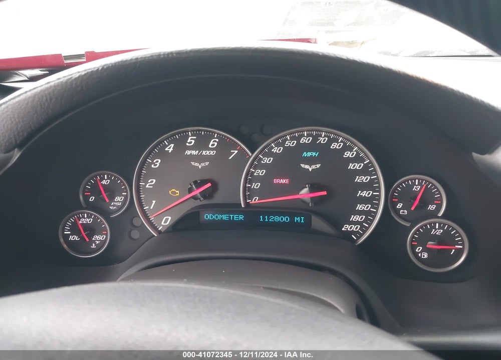 2007 CHEVROLET CORVETTE VIN: 1G1YY25U075106375