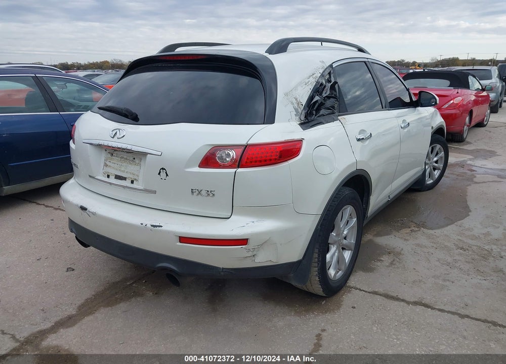 2006 INFINITI FX35 VIN: JNRAS08U16X102350