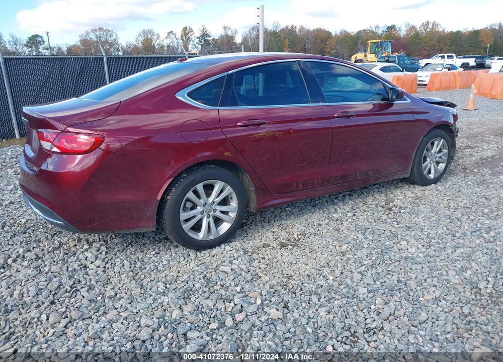 2016 CHRYSLER 200 VIN: 1C3CCCAB4GN132458