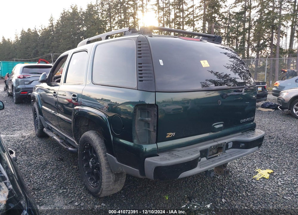 2003 CHEVROLET TAHOE Z71 VIN: 1GNEK13Z13R184646