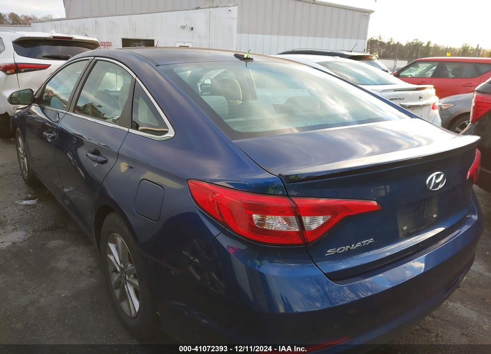 2016 HYUNDAI SONATA SE VIN: 5NPE24AF7GH423679