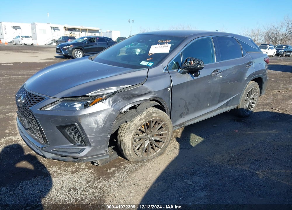 2020 LEXUS RX 350 F-SPORT VIN: 2T2SZMDA2LC252881