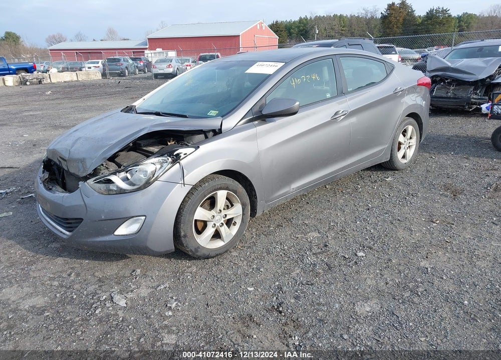 2012 HYUNDAI ELANTRA GLS VIN: 5NPDH4AE9CH096620