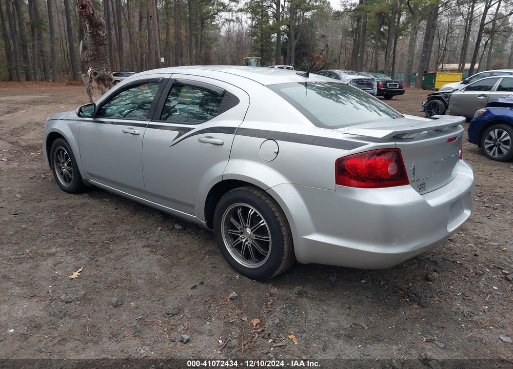 2011 DODGE AVENGER MAINSTREET VIN: 1B3BD1FB2BN513723