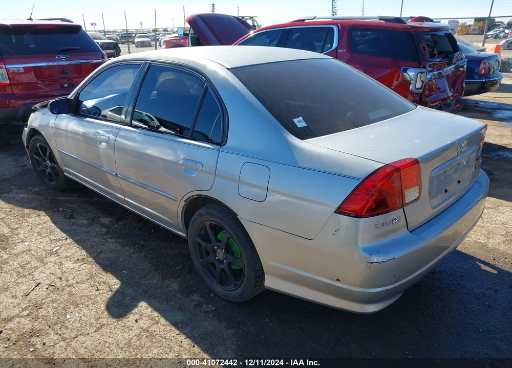 2005 HONDA CIVIC LX VIN: JHMES16515S007977