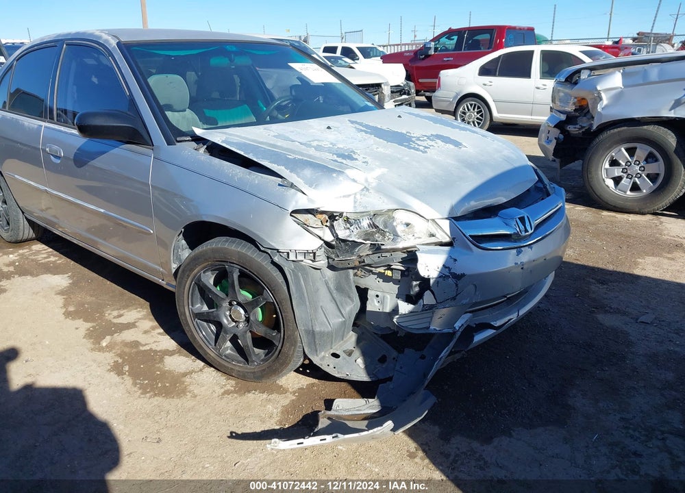 2005 HONDA CIVIC LX VIN: JHMES16515S007977