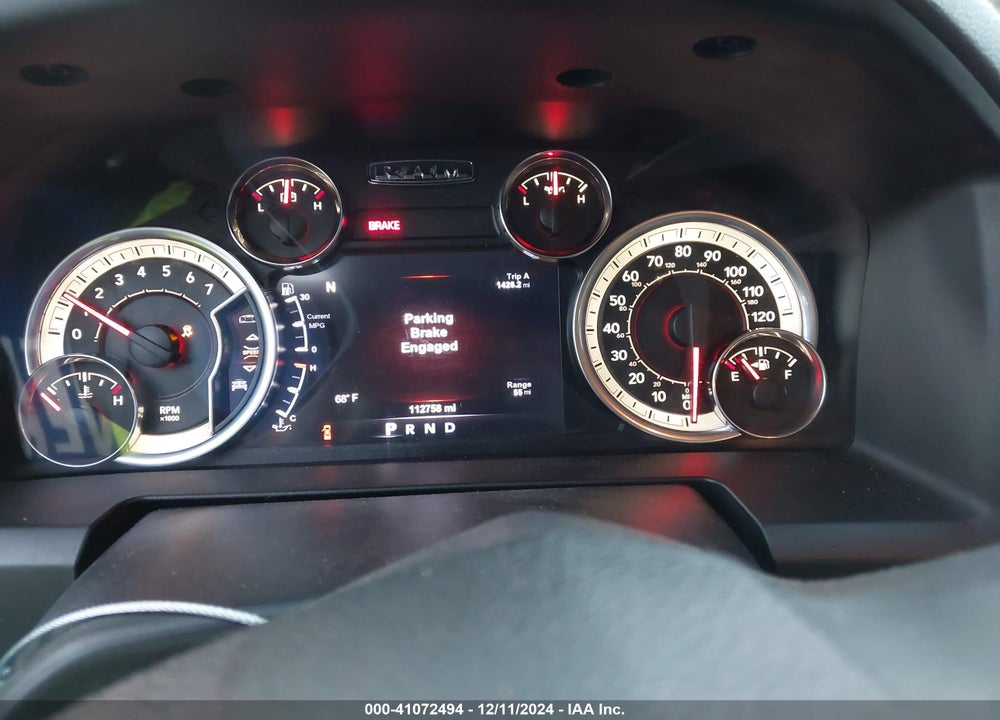 2017 RAM 1500 BIG HORN 4X2 6'4 BOX VIN: 1C6RR6GT9HS576306