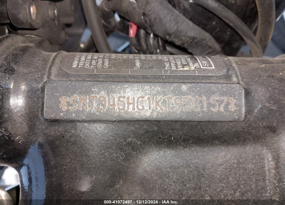 2019 TRIUMPH MOTORCYCLE SCRAMBLER 1200 XC VIN: SMTD45HG1KT956157