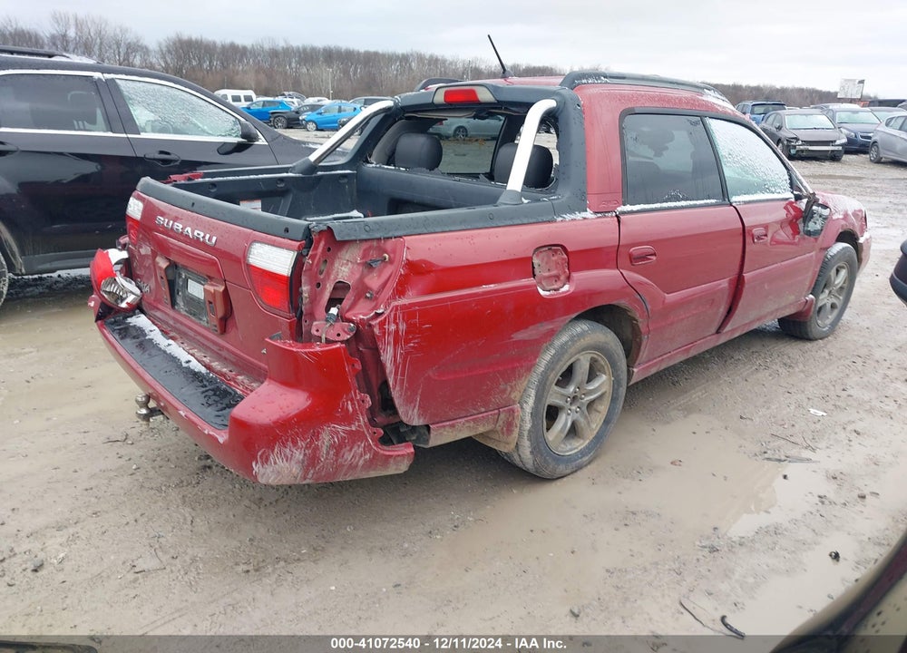 2005 SUBARU BAJA TURBO VIN: 4S4BT63C055107127