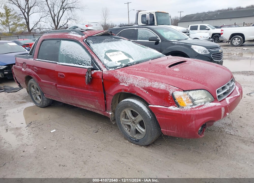 2005 SUBARU BAJA TURBO VIN: 4S4BT63C055107127