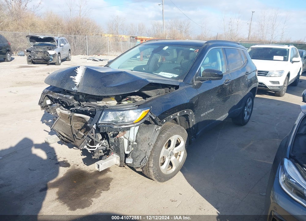 2018 JEEP COMPASS LATITUDE 4X4 VIN: 3C4NJDBB7JT336872
