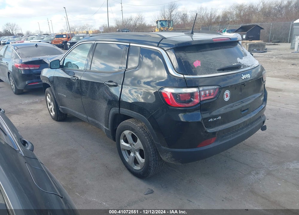 2018 JEEP COMPASS LATITUDE 4X4 VIN: 3C4NJDBB7JT336872
