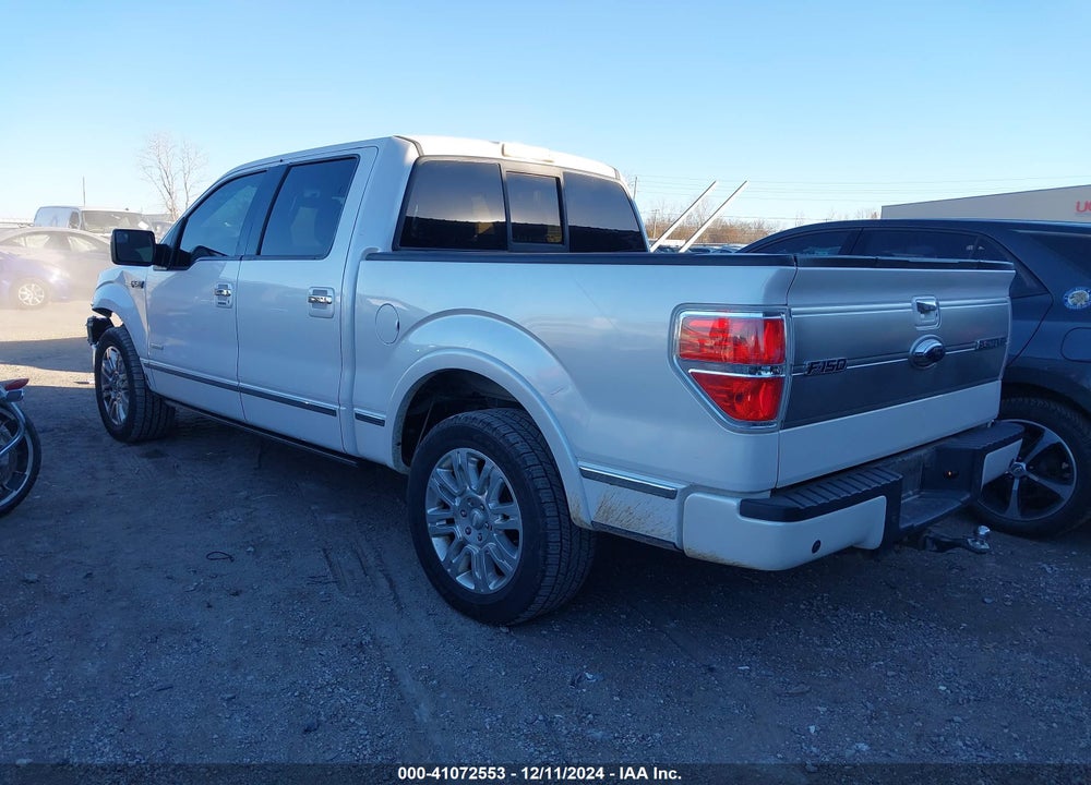 2012 FORD F-150 PLATINUM VIN: 1FTFW1CT5CFC54938